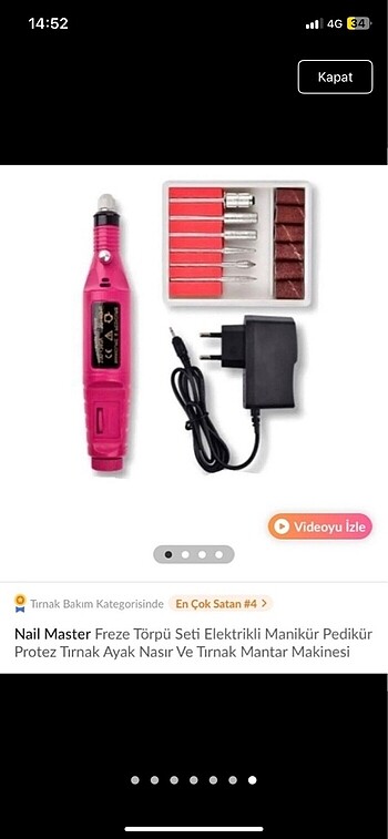 Tırnak törpü freze makinesi