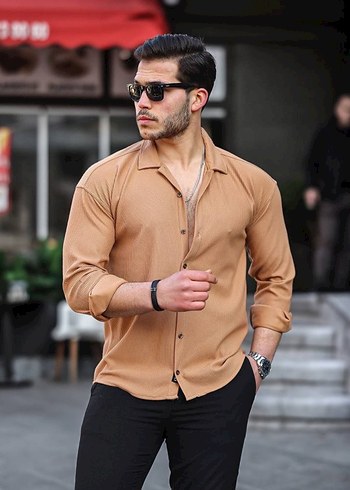 Fitilli Ottoman Kumaş Gömlek Adet Fiyatı - Görsel 4