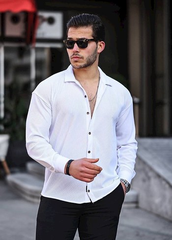 Fitilli Ottoman Kumaş Gömlek Adet Fiyatı - Görsel 3