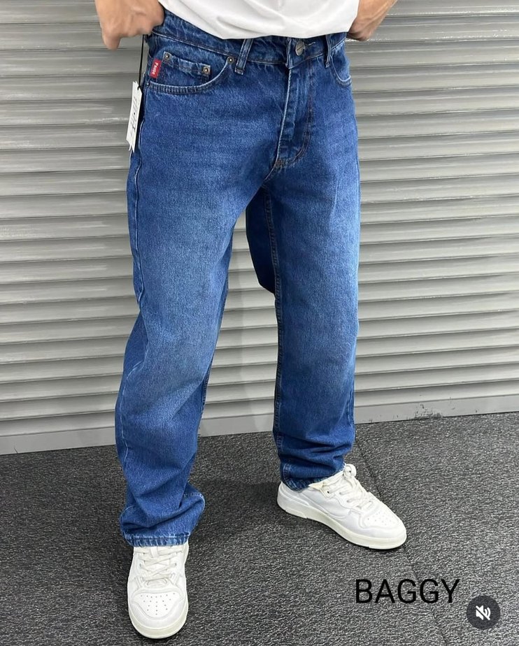 Erkek Baggy Kot Pantolon - Görsel 2