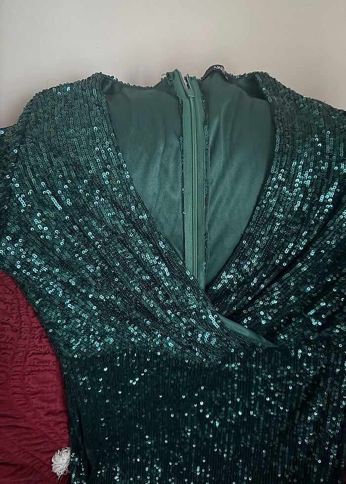 By saygı marka pul payet abiye - Görsel 4