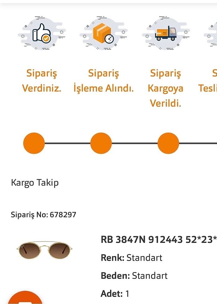 Kadın ray ban güneş gözlüğü - Görsel 3