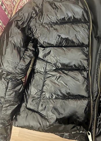 Siyah Kadın Mont - Görsel 5