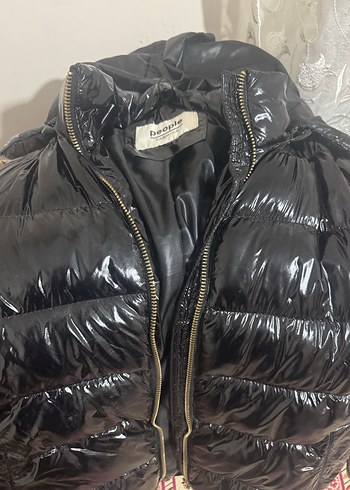 Siyah Kadın Mont - Görsel 2