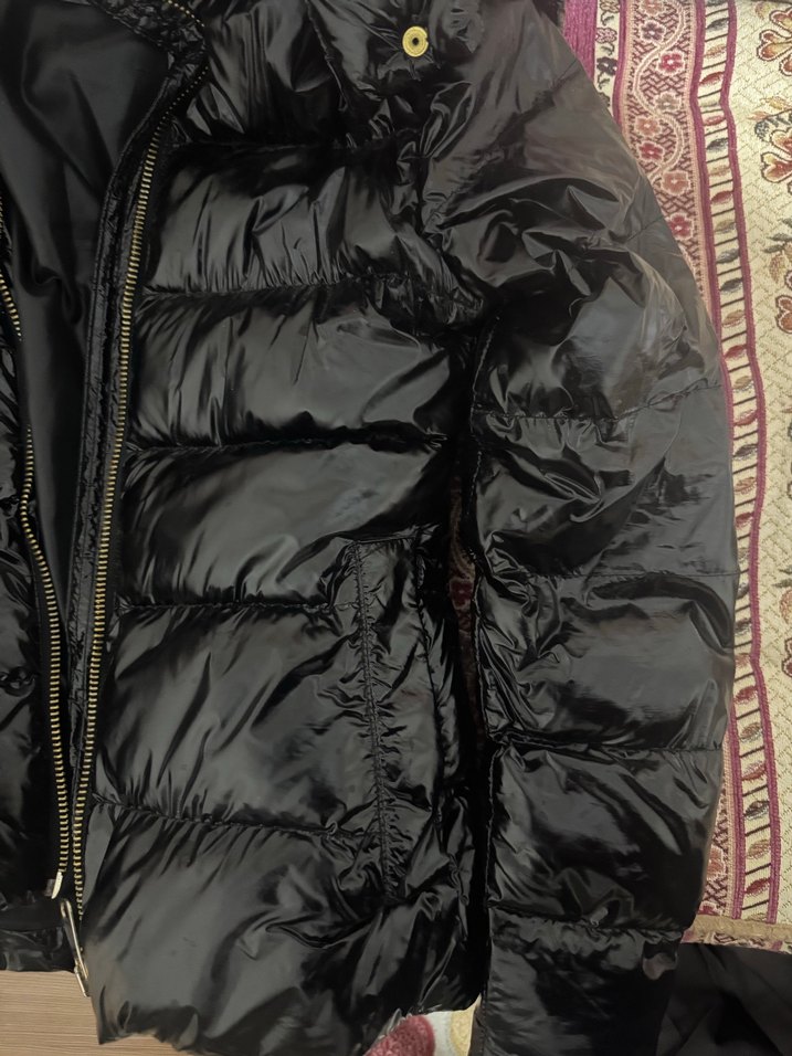 Siyah Kadın Mont - Görsel 4