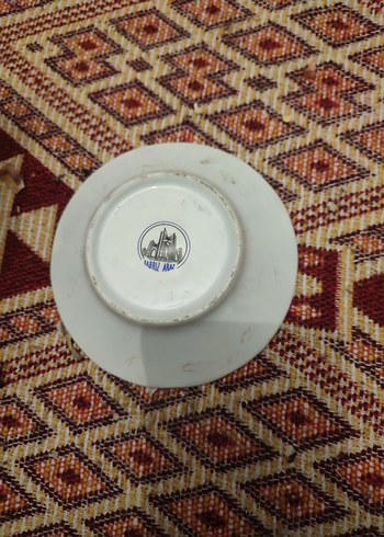 Beyaz Dekoratif çay tabagi - Görsel 2