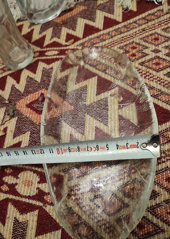 Şeffaf Cam piyaz ve salata tabagi - Görsel 2