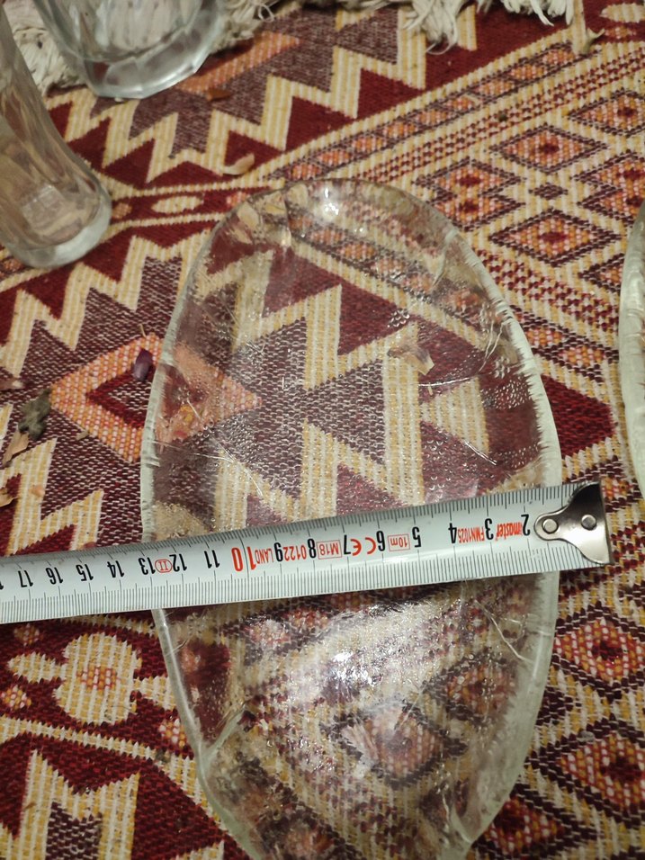 Şeffaf Cam piyaz ve salata tabagi - Görsel 3