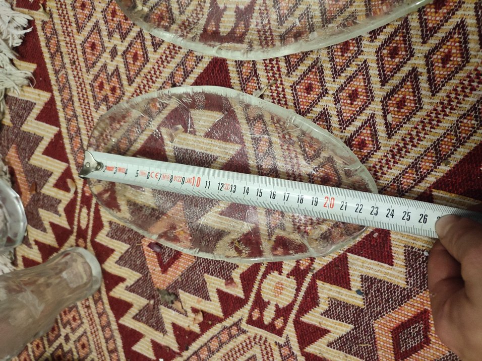 Şeffaf Cam piyaz ve salata tabagi - Görsel 4