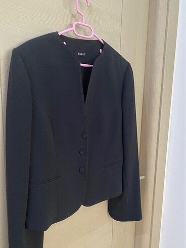 Roman Bayan Siyah Ceket - Görsel 3