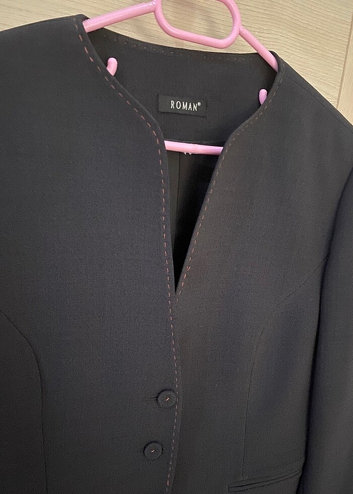 Roman Bayan Siyah Ceket - Görsel 2