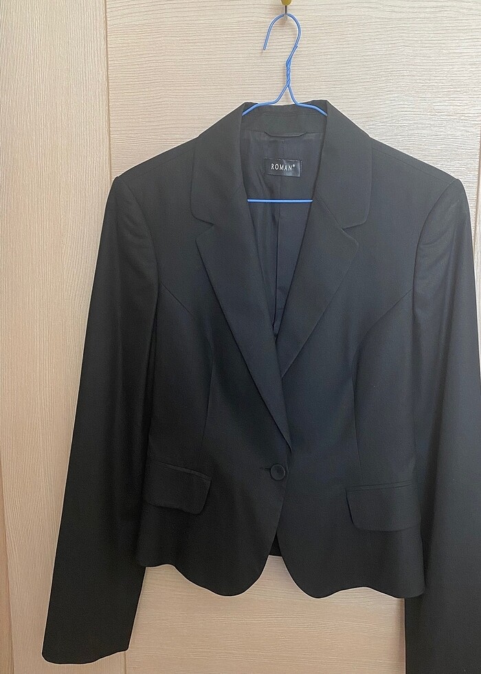 Roman Marka Siyah Ceket - Görsel 3