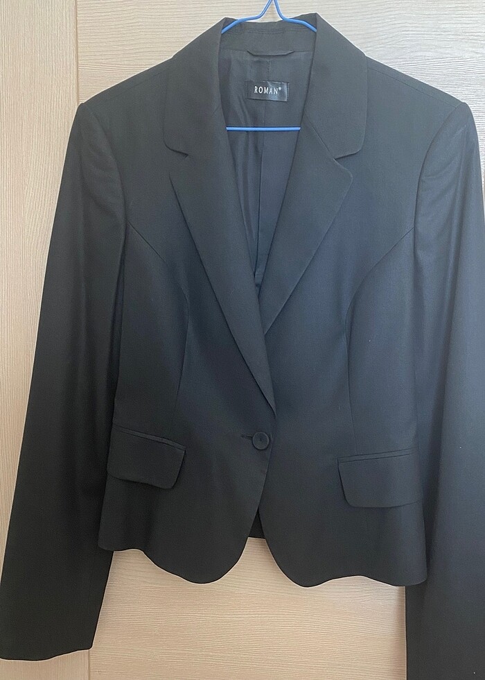 Roman Marka Siyah Ceket - Görsel 2