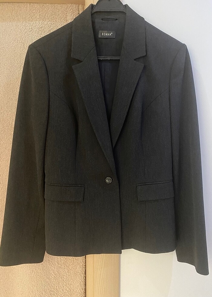 Roman Antrasit Ceket - Görsel 3