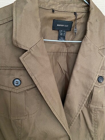 Mango Haki Ceket - Görsel 3