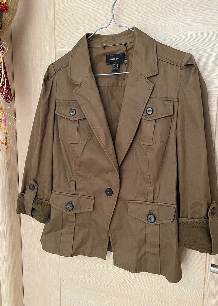Mango Haki Ceket - Görsel 2