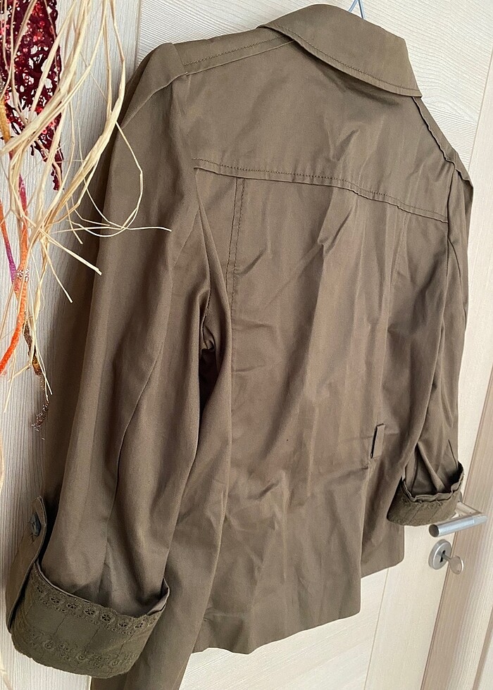 Mango Haki Ceket - Görsel 4