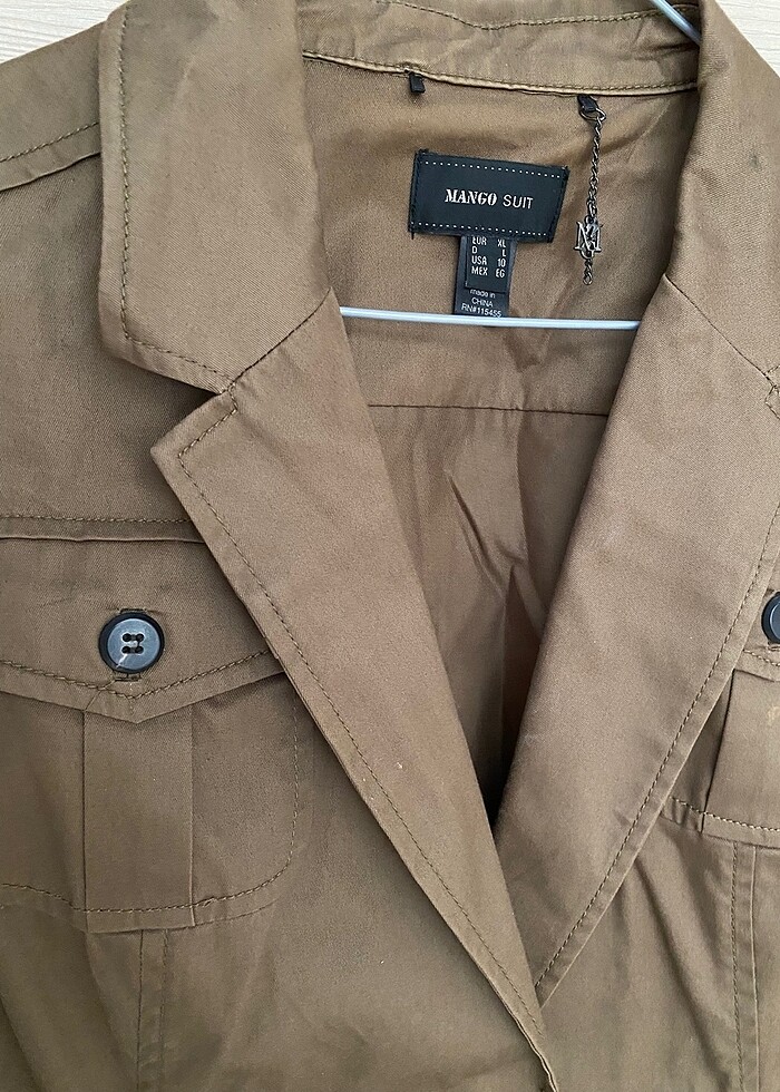 Mango Haki Ceket - Görsel 3