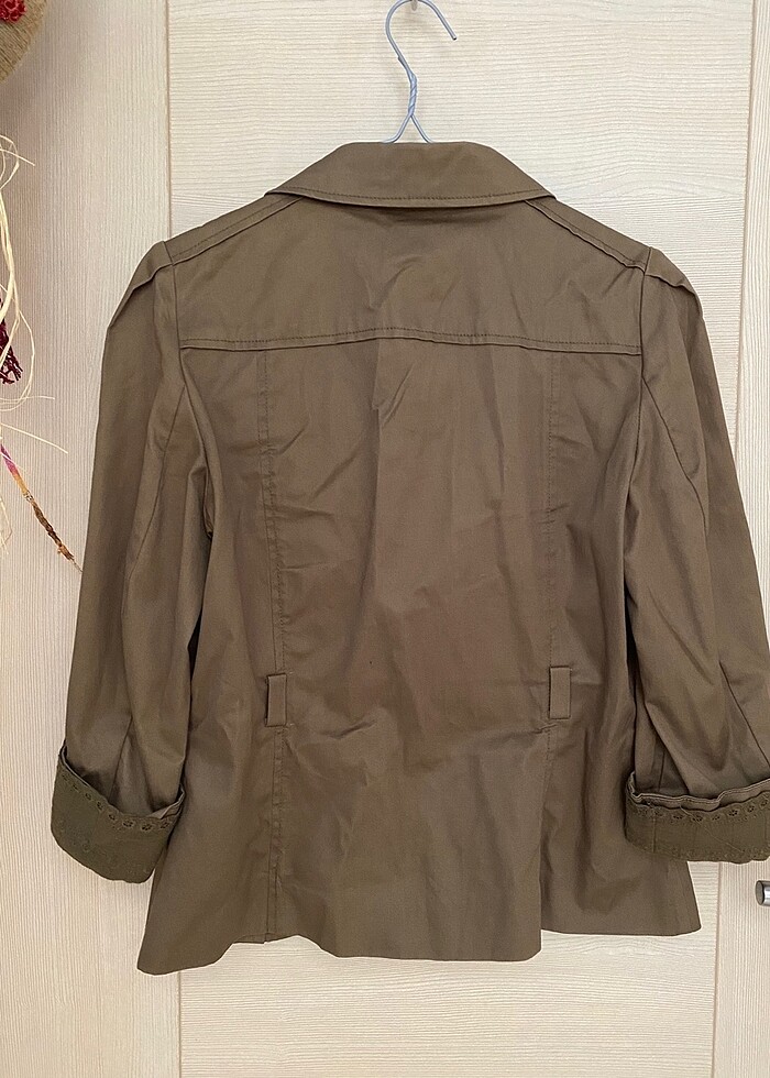 Mango Haki Ceket - Görsel 5