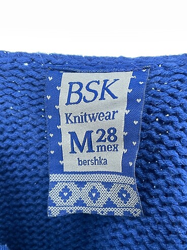 m Beden mavi Renk Bershka Kazak / Triko %70 İndirimli.