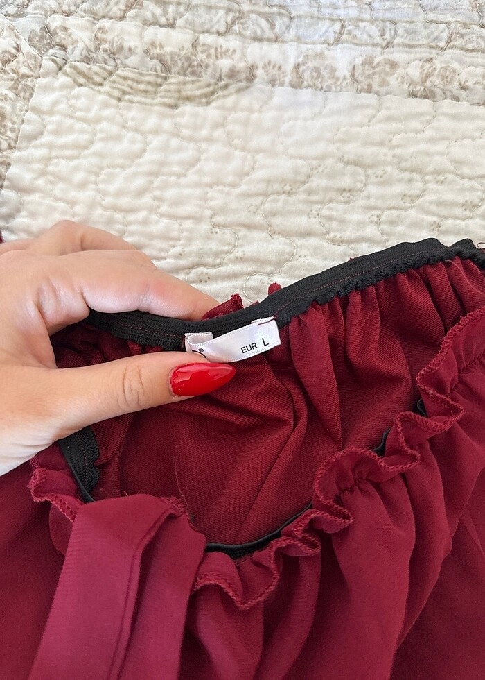 Az giyilmiş abiye elbise - Görsel 2