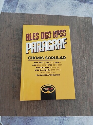 ALES/KPSS/DGS Paragraf Çıkmış Sorular 