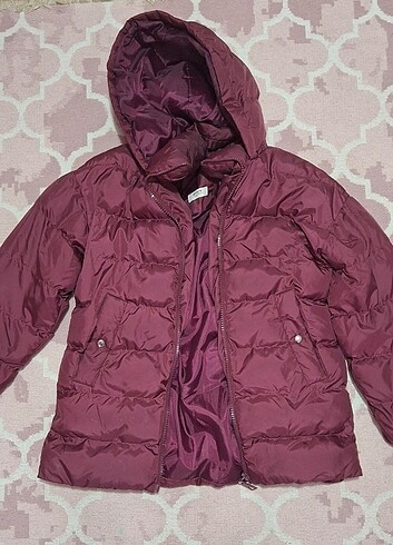 Kışlık bordo mont