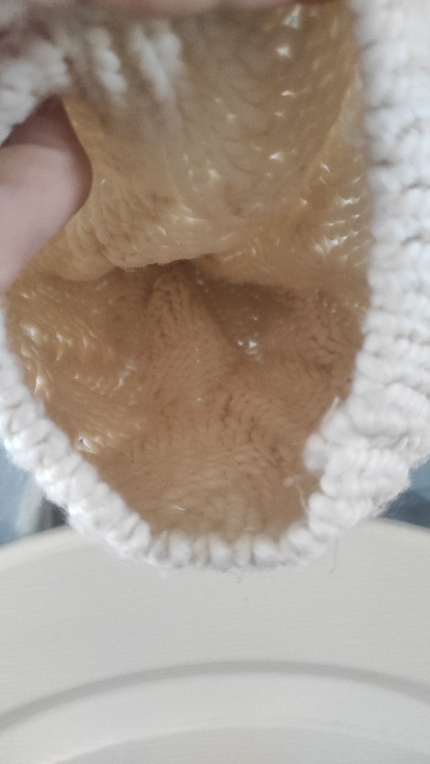 Kadın Bohem Örgü Bere - Beyaz - Görsel 2