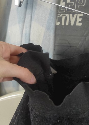 Siyah Dantel Midi Etek, Gevşek Kesim, Gotik Tarz - Görsel 10