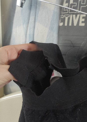 Siyah Dantel Midi Etek, Gevşek Kesim, Gotik Tarz - Görsel 11