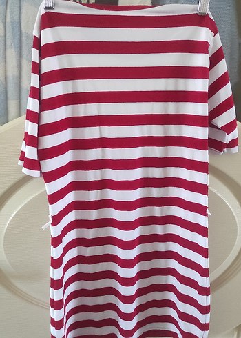 Kırmızı Çizgili Tunik - Görsel 7