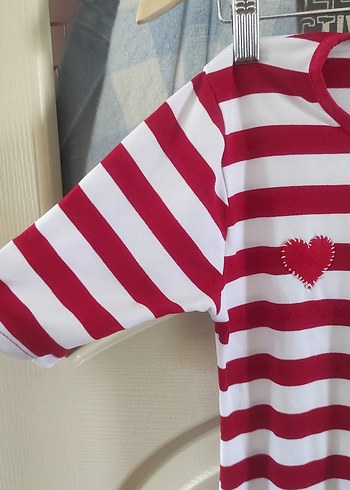 Kırmızı Çizgili Tunik - Görsel 3