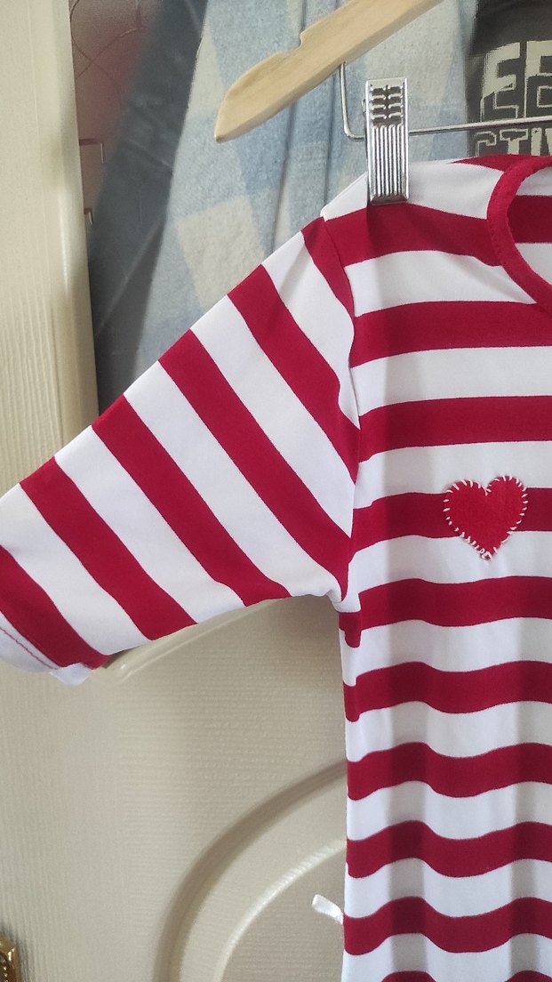 Kırmızı Çizgili Tunik - Görsel 3