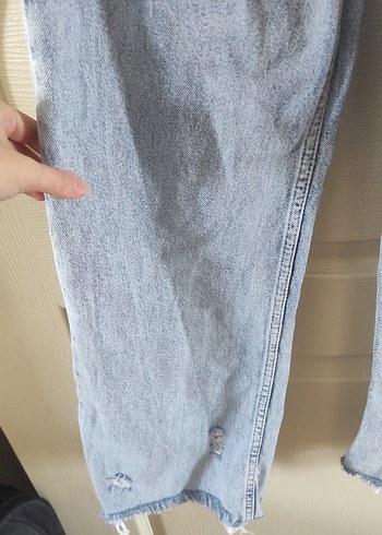 Mavi Loose Fit Midi Denim Kadın Pantolon - Görsel 7