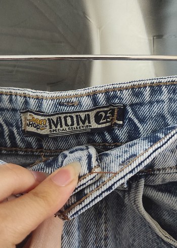 Mavi Loose Fit Midi Denim Kadın Pantolon - Görsel 4