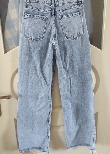 Mavi Loose Fit Midi Denim Kadın Pantolon - Görsel 6