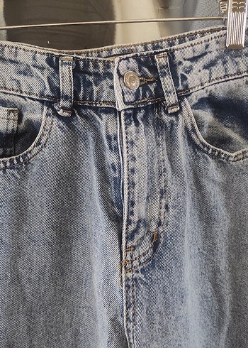 Mavi Loose Fit Midi Denim Kadın Pantolon - Görsel 3