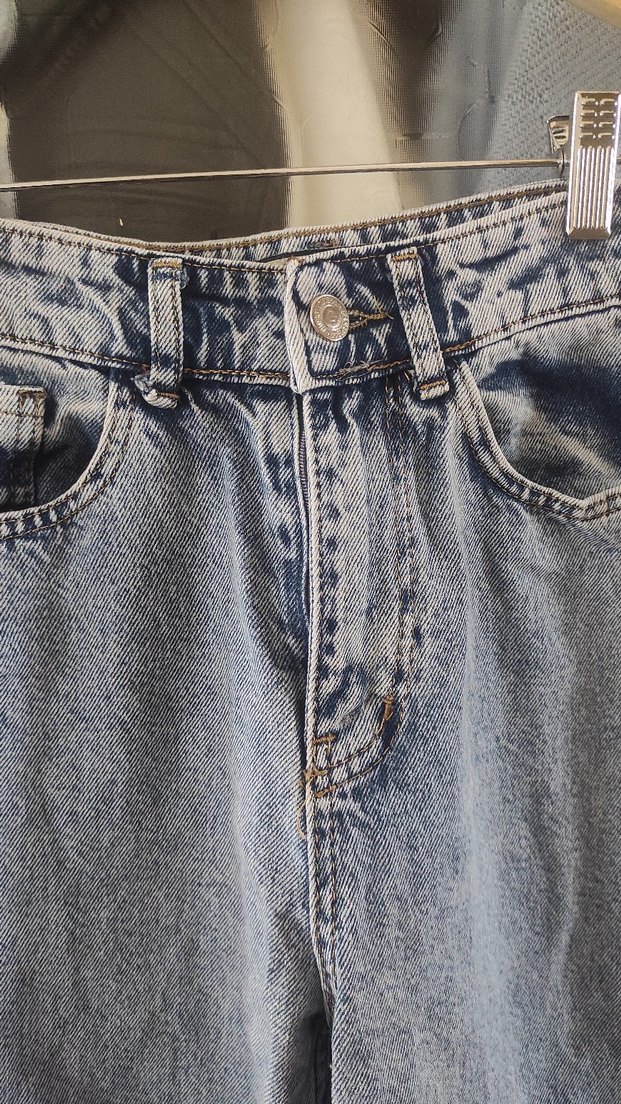 Mavi Loose Fit Midi Denim Kadın Pantolon - Görsel 3