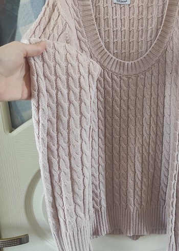 Pembe Örgü Kadın Bere (isteyene kazak ile beraber veriyorum) - Görsel 6