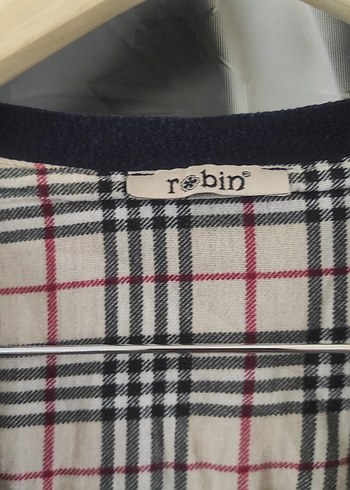 Düğmeli Mavi Kadın Hırka - Görsel 6