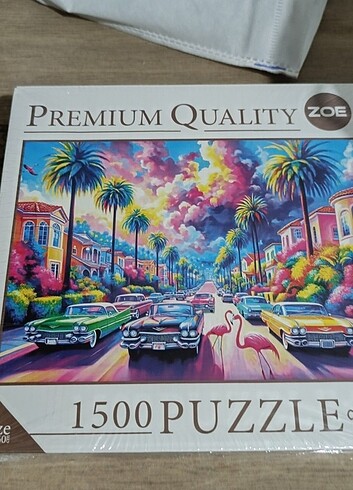3 adet 1500 parça puzzle - Görsel 2