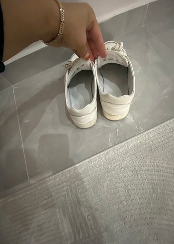 Beyaz Minimalist Erkek Spor Ayakkabı - Görsel 3