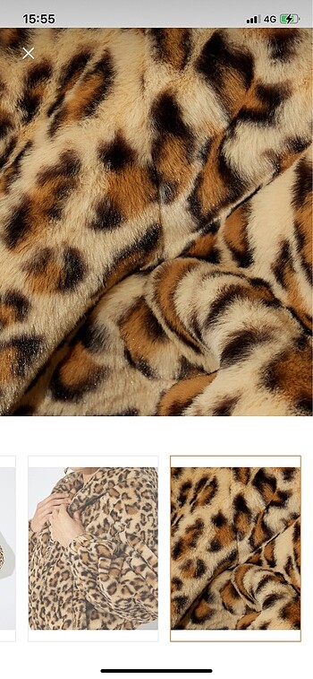 38 Beden çeşitli Renk Leopar Peluş Ceket