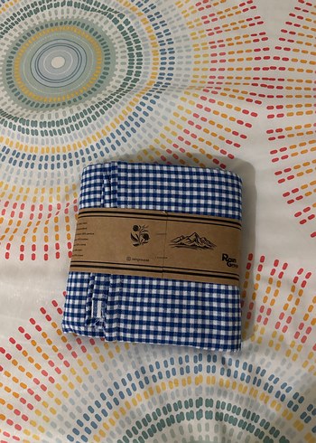 Mavi Kareli Masa Örtüsü - Görsel 3