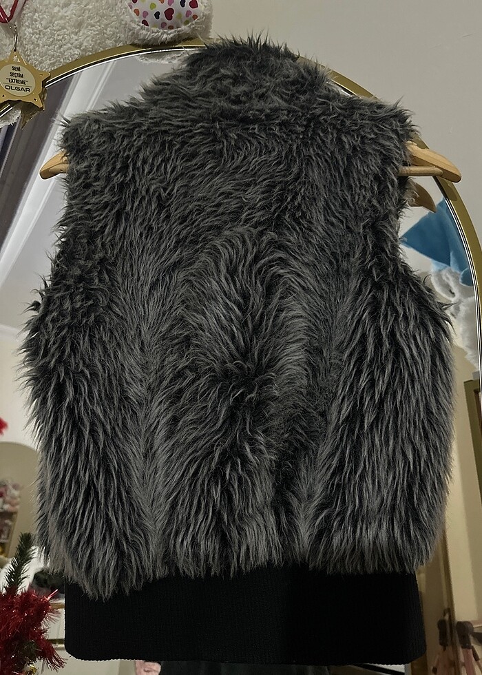 Tüylü yelek - Görsel 5