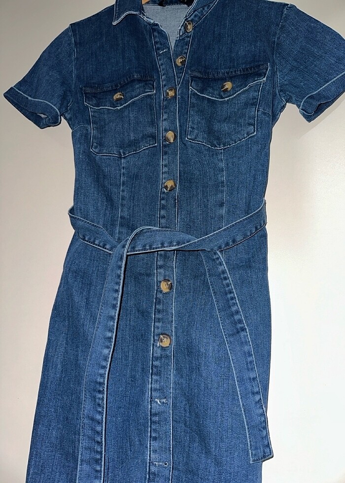 Jean elbise - Görsel 5