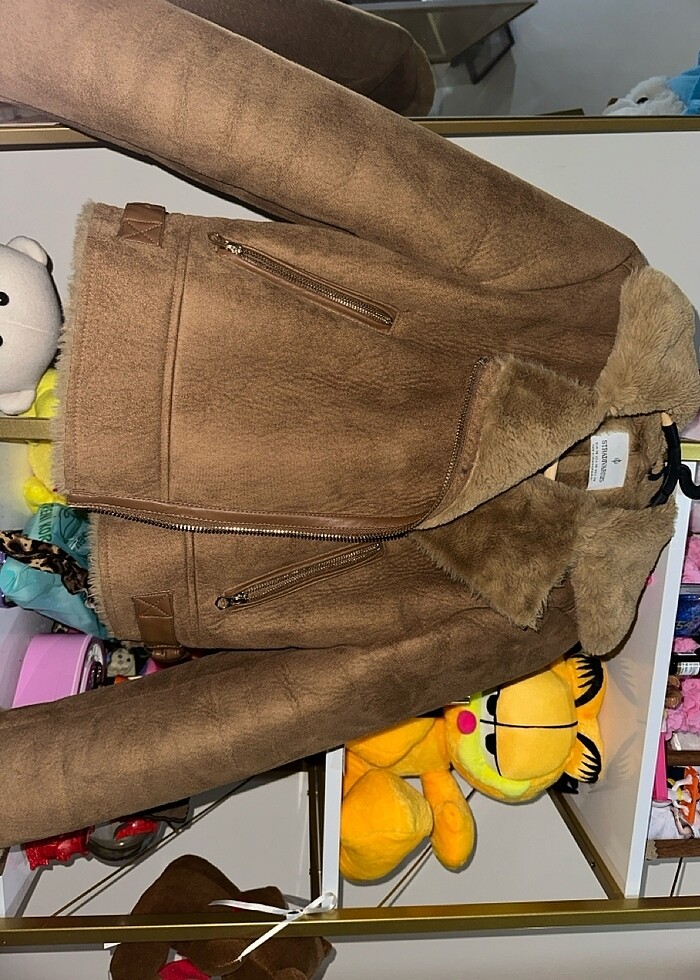 Stradivarius biker mont - Görsel 4