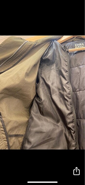 Zara parka iç astarlı - Görsel 5