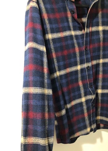 Düğmeli Uzun Kollu Erkek Oduncu Gömlek - Görsel 3