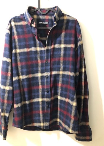 Düğmeli Uzun Kollu Erkek Oduncu Gömlek - Görsel 2